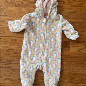Penelope Mack Unicorn and Rainbows  Patterned Kids One Piece